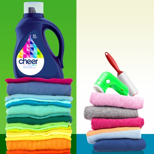 Cheer Colorguard Fresh Clean Scent Liquid Laundry Detergent Perspective: top