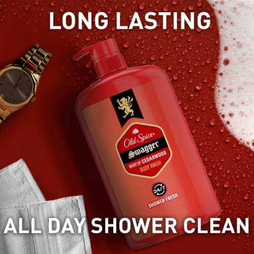 Old Spice Swagger Scent of Confidence Body Wash Perspective: top