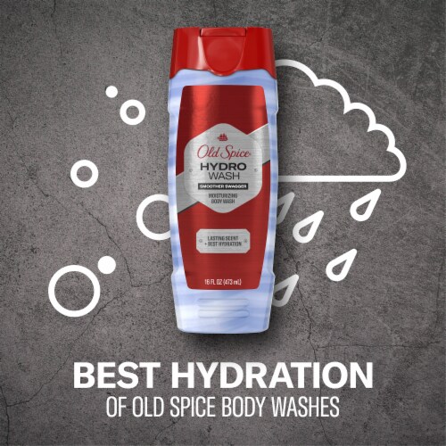 Old Spice Hydrowash Body Wash Smoother Swagger Perspective: top