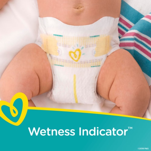 Pampers® Swaddlers Size N Newborn Diapers Perspective: top
