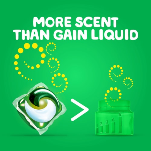Gain Flings Island Fresh Laundry Detergent Pods Perspective: top