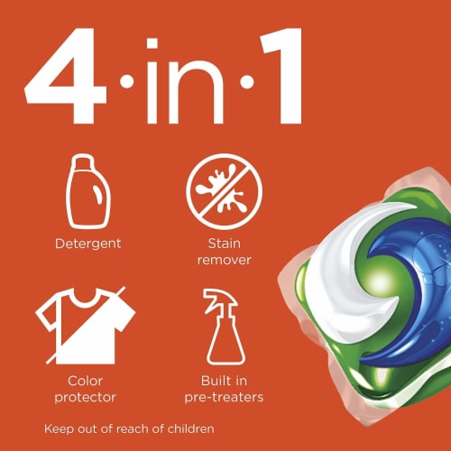 Tide Pods Ultra Oxi Original Scent Laundry Detergent Pods Perspective: top