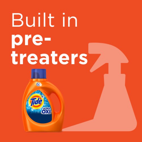 Tide® Ultra OXI Liquid Laundry Detergent Perspective: top