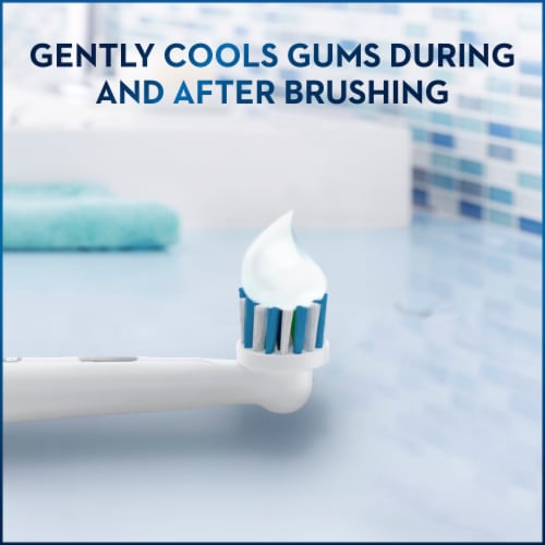 Crest Gum Detoxify Gentle Whitening Anticavitity Fluoride Toothpaste Perspective: top