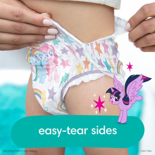 Pampers Easy Ups Training Girls Underwear Size 4 2T-3T Perspective: top
