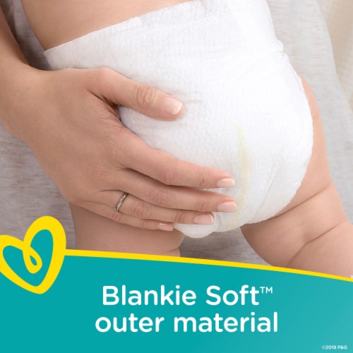 Pampers Swaddlers Overnights Size 3 Baby Diapers Super Pack Perspective: top
