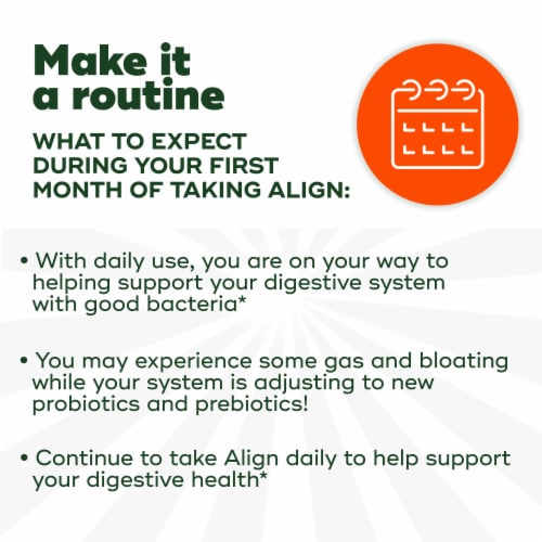 Align DualBiotic Prebiotic + Probiotic Gummies Perspective: top