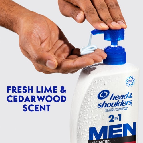Head & Shoulders Old Spice Swagger Dandruff 2-in-1 Shampoo and Conditioner Perspective: top