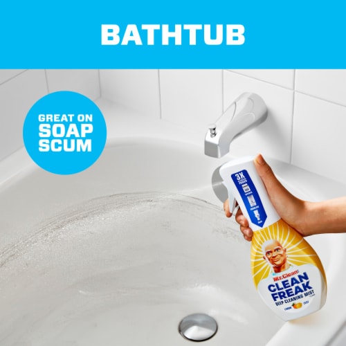 Mr. Clean Clean Freak Deep Cleaning Mist Multi-Surface Spray Lemon Zest Scent Refill Perspective: top