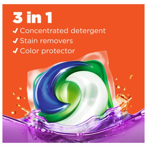 Tide Pods Spring Meadow Pacs Laundry Detergent Pods Perspective: top