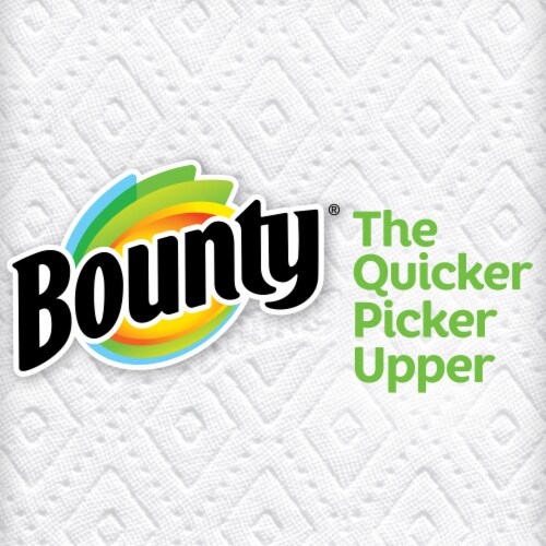 Bounty Select-A-Size Prints Double Plus Paper Towels Perspective: top