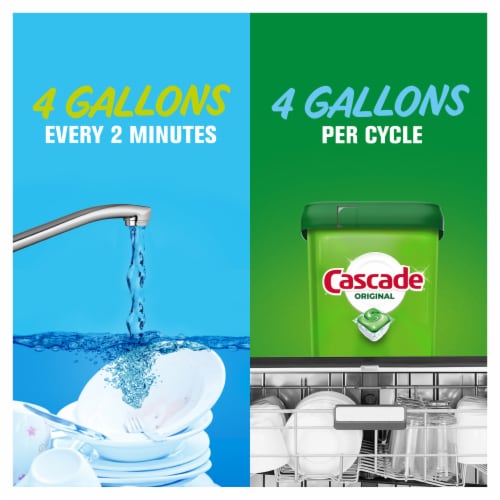 Cascade® Original ActionPac™ Fresh Scent Dishwasher Detergent Perspective: top