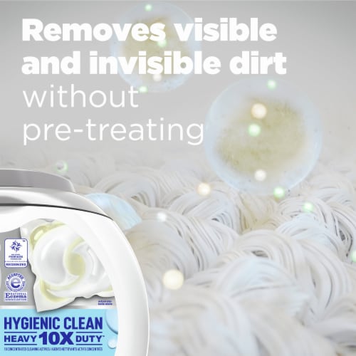 Tide® Power Pods Hygienic Clean Scent Free Laundry Detergent Pacs Perspective: top