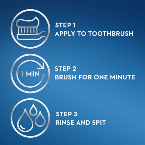 Crest 3D White Brilliance Hydrogen Peroxide Teeth Whitening Boost Perspective: top