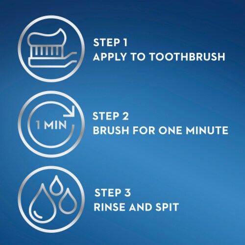 Crest 3D White Brilliance Hydrogen Peroxide Teeth Whitening Boost Perspective: top