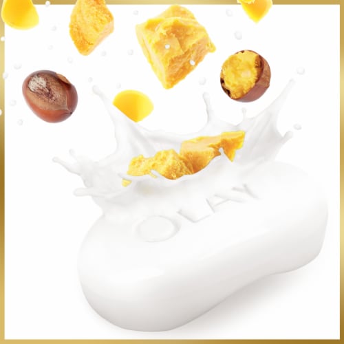 Olay Moisture Outlast Ultra Moisture Shea Butter Beauty Bar Perspective: top