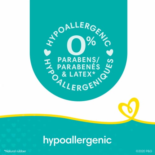 Pampers Sensitive Perfume Free Baby Wipes Perspective: top