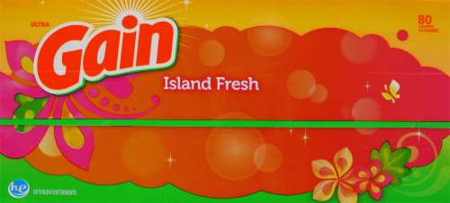 Gain Island Fresh Powder Laundry Detergent Perspective: top