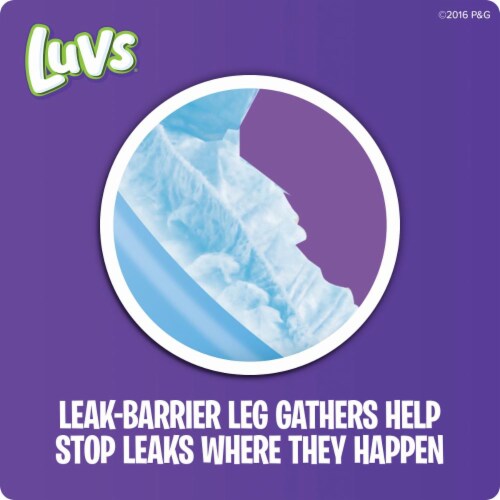 Luvs Ultra Leakguards Size 4 Diapers Perspective: top