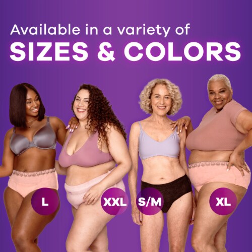 Always Discreet Boutique XXL Maximum Protection Unscented Incontinence Underwear Perspective: top