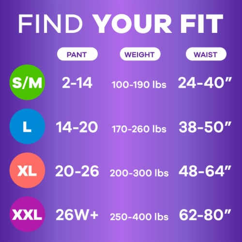 Always Discreet Adult Incontinence & Postpartum Underwear for Women Maximum Large Perspective: top