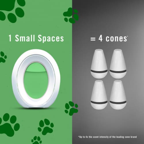 Febreze Fresh SMALL SPACES Pet Odor Fighting Air Freshener Perspective: top