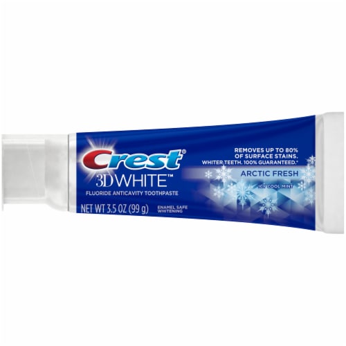 Crest 3D White Arctic Fresh Fluoride Anticavity Toothpaste Perspective: top