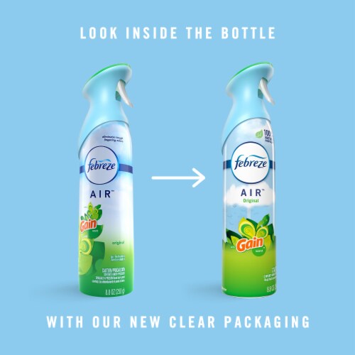 Febreze Original Scent Odor-Fighting Air Freshener with Gain Perspective: top