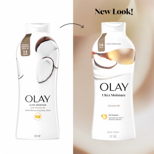 Olay Ultra Moisture Bodywash with Coconut Oil Perspective: top