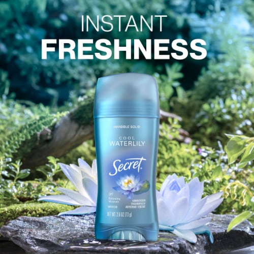 Secret for Women Antiperspirant Deodorant Invisible Solid Waterlily Scent Perspective: top