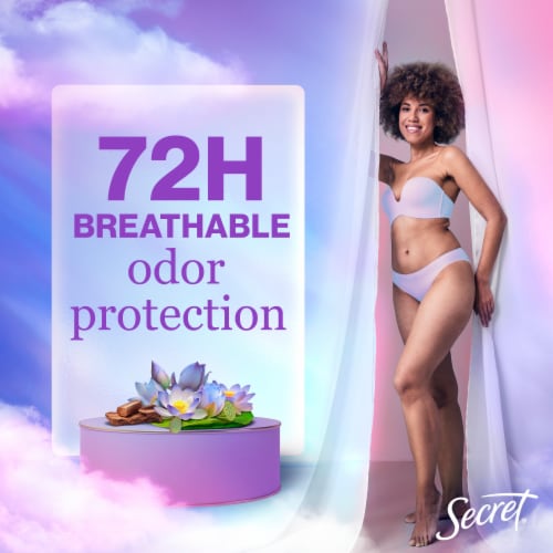 Secret Fresh Waterlily Clear Gel Antiperspirant and Deodorant Perspective: top