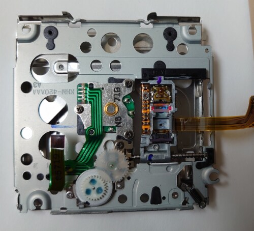 TOTALCONSOLE OEM Component KHM-420AAA UMD Assembly  for PSP 1000 / 1001 / 1002 Perspective: top