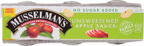Musselman's® Natural Unsweetened Applesauce Perspective: top
