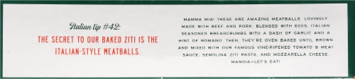 Michael Angelo's® Baked Ziti With Meatballs Family Size Frozen Meal Perspective: top