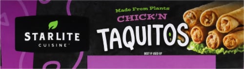 Starlite Cuisine™ Vegan Chicken Style Corn Tortilla Taquitos Perspective: top