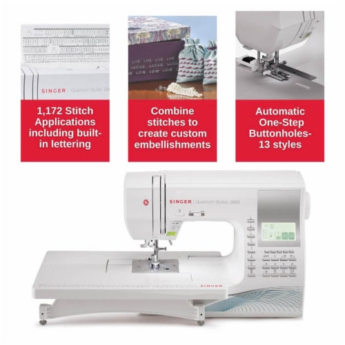 Singer Quantum Stylist Model 9960 Perspective: top