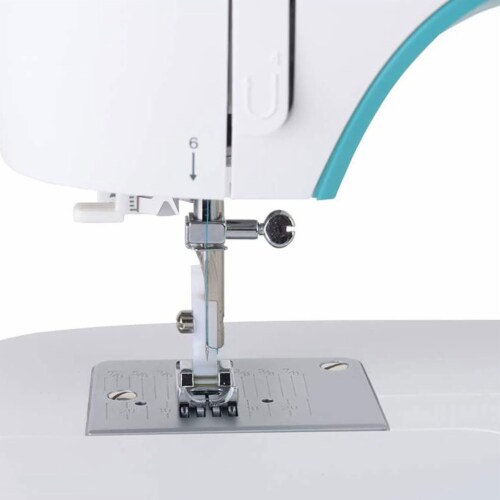 Singer M3300 Sewing Machine with 97 Stitch Applications and Accessories, White Perspective: top