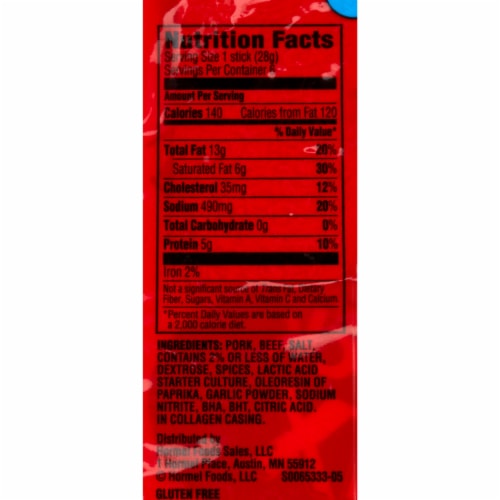 Hormel® Pepperoni Stix Perspective: top