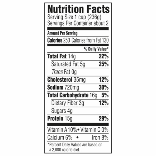 Hormel® Chili Less Sodium No Beans Perspective: top