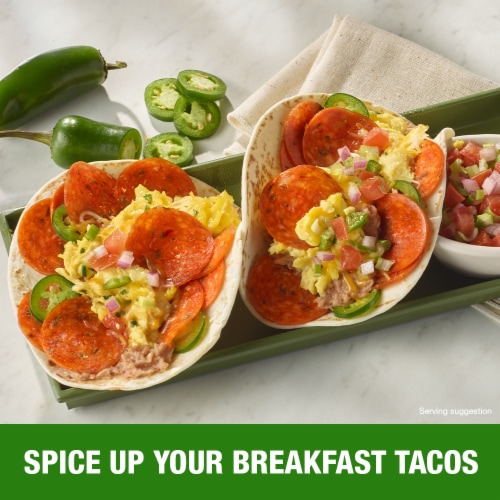 Hormel® Pepperoni With Jalapeno Perspective: top