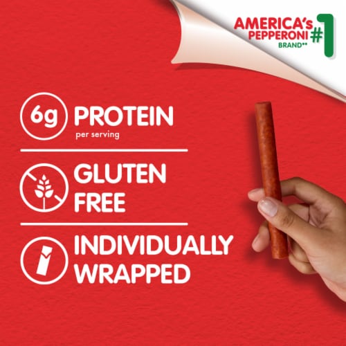 Hormel® Turkey Pepperoni Stix Perspective: top