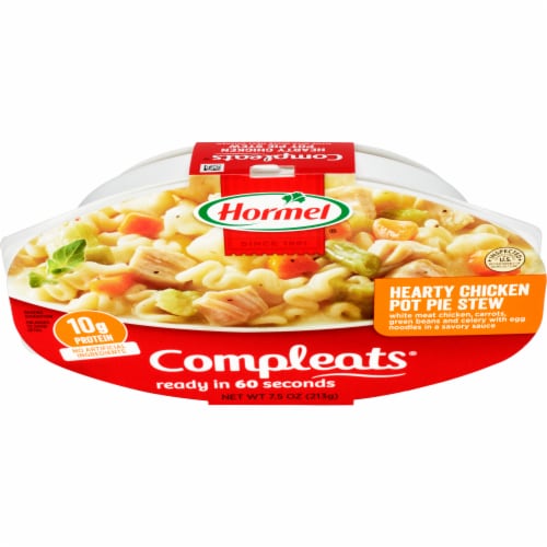 Hormel® Compleats Hearty Chicken Pot Pie Stew Microwave Tray Perspective: top