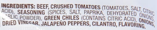 Hormel® Beef Crumbles Seasoned Taco Meat Perspective: top