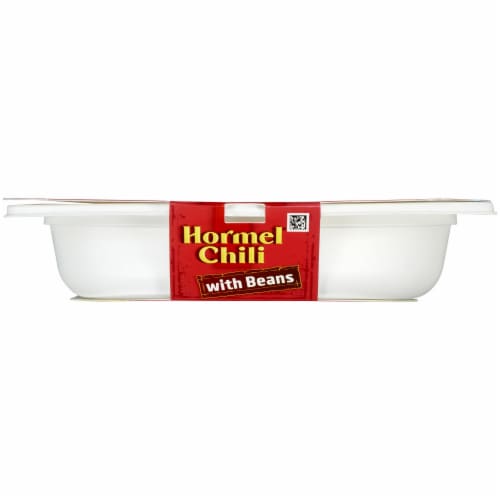 Hormel Chili with Beans Microwavable Tray Perspective: top