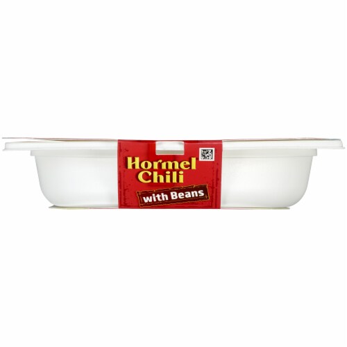 Hormel Chili with Beans Microwavable Tray Perspective: top