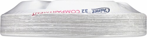 Chinet® Classic Compartment Paper Plates Perspective: top