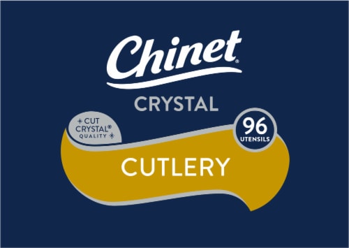 Chinet® Cut Crystal Premium Cutlery Perspective: top