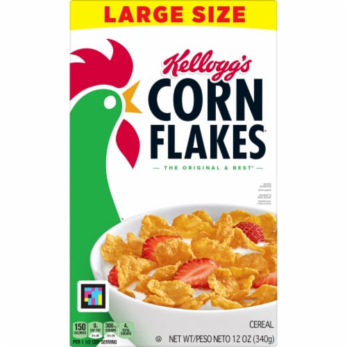 Kellogg's® Corn Flakes Large Size Cereal Perspective: top