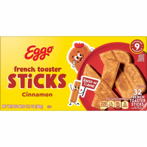Kellogg's® Eggo® Cinnamon Frozen French Toaster Sticks Perspective: top