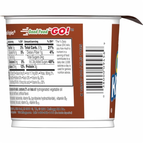 Kellogg's® Cocoa Krispies Cereal Cup Perspective: top